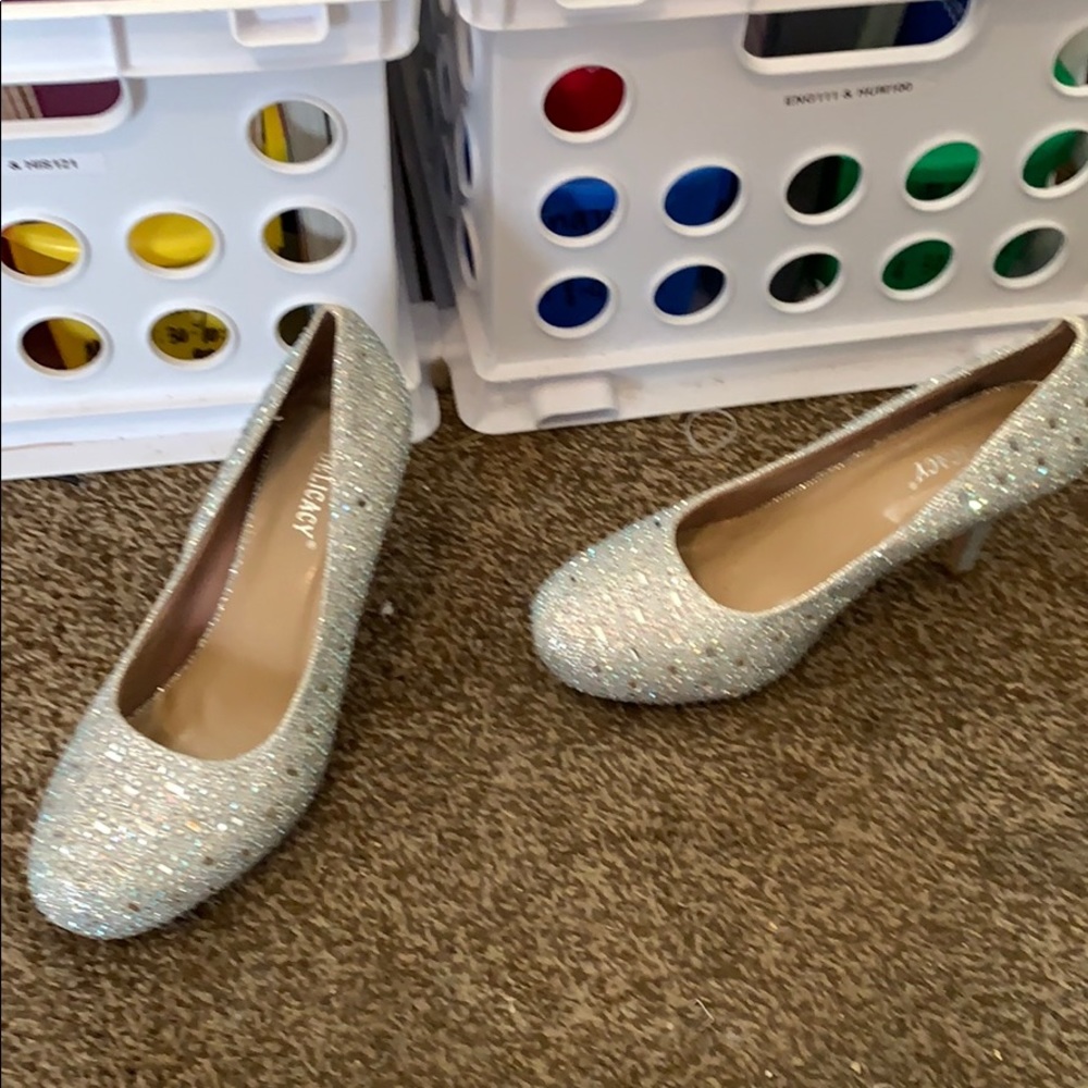 rhinestone high heels